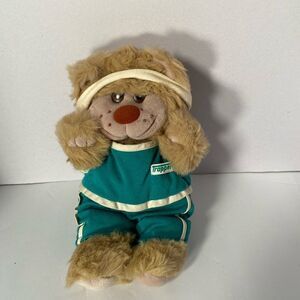 Vintage trapper plush teddy bear sport athletic workout tracksuit 1980s Toy 18